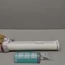 Reinforced 100 Extra Wide Dog Gate Indoor Doorway, 33 Tall Retractable Baby Gate No Bottom Bar, 8.33ft Outdoor Pet Gates for Wide Openings, Anti-Scratch Durable Mesh Gates for Kids or Pets, White