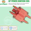 Ignition Coil Pack UF403 Compatible with Chrysler Dodge Jeep Eagle Plymouth Mitsubishi Neon Sebring Avenger Eclipse Voyager TJ Viper Mini Cooper R50 R52 R53 1.6L 2.4L 2.0L L4 8.0L 8.3L V10