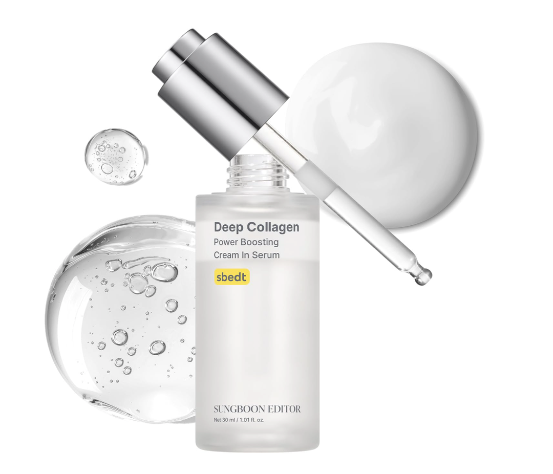 SUNGBOON EDITOR Deep Collagen Serum | Volufiline + Collagen + Niacinamide | Hydrating & Smoothing Care | Korean Skincare, 1.01 fl oz | Gifts for Women