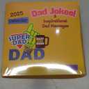 Dad Jokes Calendar 2025 with Inspiratinal Heartfelt Messages for Dad, 365 Days Desk Calendar Great Gift Father, Husband, Funny Emotional Gift