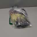 BERON 14 Inches Blonde Wig with Bangs Short Curly Wig Blonde Purple Ombre Black Curly Wigs for Women Daily Party or Cosplay Hairnet Include