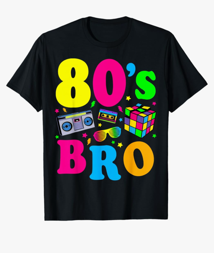 80s Themed Party 80s Costume 80's Party tee T-Shirt, size: Medium