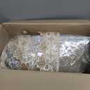 GORGECRAFT 5 Yards4 Inch Wide Crown Floral Trim Europe Embroidered Venice Lace Ribbon Sewing Edge Trim Inelastic Applique Fabric Crafts for Sewing Craft DIY Clothes Wedding Decoration (Coffee)