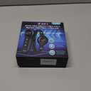 2-in-1 Dog Shock Collar & Dog Bark Collar - Smart Anti Barking Dog Training Collar with 5 Adjustable Sensitivity & 3300FT Remote for All Breeds IP67 Waterproof E-Collar (Black)