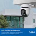 Tapo 1080P Outdoor Wired Pan/Tilt Security Wi-Fi Camera, 360 View, Motion Tracking, Works with Alexa & Google Home, Night Vision, Free AI Detection, Cloud & SD Card Storage(up to 512GB), Tapo C500