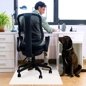 Floortex Revolutionmat 35-inch x 46-inch Rectangular Chair Mat for Hard Floor, Polypropylene (NCMFLLAC0002)