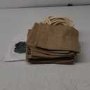 12 Pcs Burlap Jute Tote Bags Beach Bachelorette Gift Bag with Handles Tissue Paper Monstera Tag for Bridesmaid Party Favor (Small)