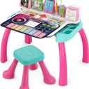 VTech Explore and Write Deluxe Activity Desk (Frustration Free Packaging), Pink, 21.5" x 25.3" x 18.2"