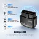 B26 Bluetooth OBD2 Scanner for iOS & Android - Subscription-Free Engine Code Reader, 2026 Upgraded Engine Diagnostic Tool, Reset Check Engine Light for Temporary & Pending Faults
