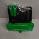 Pooper Scooper Swivel Bin & Rake with 100 Waste Bags, Dog Pooper Scooper with Bag Attachment for Large Medium Small Dogs, Poop Scooper with Lid for Lawn Yard Dog Kennel (Green)