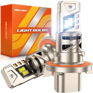 SEALIGHT H13 Light Bulb, 9008 LED Bulbs, 96,000LM for Driving, Pack of 2