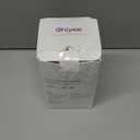 Patented Rotary Parmesan Cheese Grater, Hand Crank Cheese Shredder with Fine & Coarse Drums, Restaurant Quality, White, Stainless Steel & ABS, Dishwasher Safe