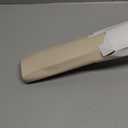 YSAGi Leather Desk Protector, Office Mat, Large Mouse Mat, Non-Slip PU Leather Blotter, Laptop Desk, Waterproof Writing Pad for Office and Home (Eggshell, 35.4" x 17")