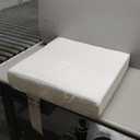 Replacement White Seat Cushion Size: 24" x 24" x 5"