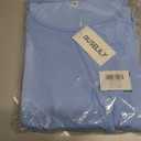 AUSELILY Womens Summer Bodycon Dresses 2025 Sleeveless Tank Dresses Casual Slim Fit Ruched Party Club Mini Dress (Blue, XL)