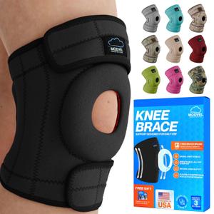 Modvel ELITE Knee Brace for Men & Women  Patella Gel Pads & Side Stabilizers for ACL, Meniscus Tear, Arthritis & Injury Recovery  Maximum Support for Running, Sports & Joint Pain Relief (XX-Large)