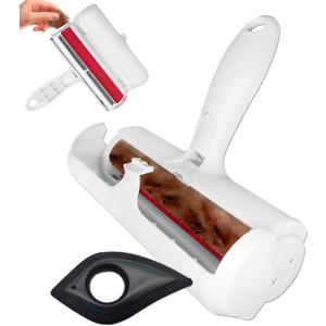 Reusable Pet Cat Dog Hair Remover Tear Off Washing Sticky Roller Brush Stripping Clothes Scraping Brush Best Laundry Pet Hair Remover Carpet Cat Dog Hair Removal Tool for Sofas, Carpets, Bedding