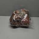 Beeveer 5 Pcs Brown Christmas Throw Pillows Gingerbread Christmas Tree Snowflake Peppermint Shaped Pillows Stuffed Decoration for Home Xmas Winter Holiday Bed Sofa Couch Party