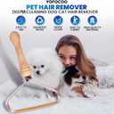 2 x 2-Pack Pet Hair Removal Tool - Lint Remover, Carpet Scraper & Shaver for Clothes and Carpets - Dog & Cat Hair Remover with Carpet Rake for Car,Rugs,Couch,Furniture - Fur Cleaner Tool
