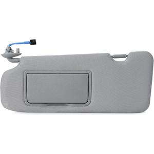 Driver Left Side Sun Visor Compatible with Honda CR-V 2017 2018 2019 2020 2021 2022 Sunshade Replace 83280TLAA12ZB (Gray, Driver Side)