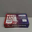 M12x1.5 Lug Nuts with Mag Flat Seat 24 pcs 13/16" 21mm Hex 1.46x1.18 Chrome Wheel Lug Nut Compatible with Tacoma 4Runner FJ Cruiser Corolla