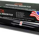 United Window Tint 24"In 100'Ft Nano Carbon 2Ply Charcoal 20% VLT - Clear Polyester Privacy Window Tint for Car, Home, Blocks UV/IR Rays, Reduce Heat & Glare- Adhesive Film - Lifetime Color Stability