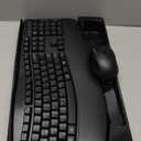 Wireless Keyboard and Mouse Combo,2.4G Full Size Wave Keys Ergonomic Keyboard with Wrist Rest for Natural Typing, 3 DPI Adjustable Ergonomic Silent Mouse for Computer/Laptop/Windows/Mac (Black)