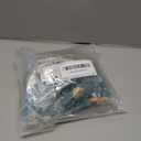 Iceyyyy 56 Pcs Artificial Mini Christmas Trees Set - Miniature Sisal Frosted Christmas Trees Bottle Brush Trees for DIY Crafts Home Table Top Decor (Blue Green&light Green&yellow Green)