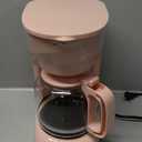 MELLERHOME 12-Cup Pink Coffee Maker - Borosilicate Carafe, Auto-Off, Pink Accessories, Reusable Filter, Anti-Drip, Kitchen Appliances, Keep-Warm Function, Kitchen Dcor