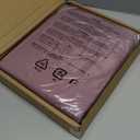 Amazon Basics Lightweight Microfiber 4-Piece Bed Sheet Set, Full, Rose, Solid