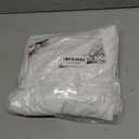 10x10ft Wrinkle Free White Backdrop Curtain for Parties Soft Fabric Drapes Wedding White Curtain Backdrop for Birthday Party Decorations Background for Photography 5x10ft, 2 Panels