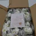 Wedding Flowers for Centerpieces Flower Ball - 6 Pcs Artificial Flower, Small Rose Balls Centerpieces, Fake Arrangement Bouquet Party, Anniversary, Home, White (0YHQ403I)