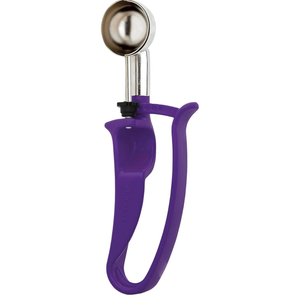 Zeroll Universal Standard Length EZ Disher Food Portion Control Scoop Designed for Right or Left Hand Use Dishwasher Safe NSF Approved, 1 9/16-Inch, Orchid