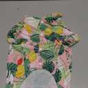 Tangpan Summer Pet Daisy Hawaiian Beach Plaid Print Shirts Clothes for Dog S07 Pink XL