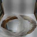 31"x27" Gold Vintage Round Mirrors for Wall Decor, Foil Antique Oval Hanging Mirror with Decorative PU Frame for Baroque Bathroom, Bedroom, Living Room, Entryway