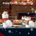 FMP Brands 50 Pack Christmas Paper Coffee Cup Sleeves, Disposable Holiday Coffee Sleeves fit 12oz, 16oz, 20oz, 24oz Disposable Coffee Cups, Hand Protection for Hot and Cold Drinks