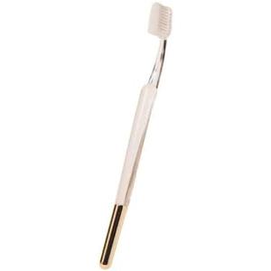 TRASK The Better Brush - Luxury Soft Bristle Dentist Designed Manual Toothbrush for Adults, Murano with Gold