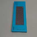 Rapoo E900T Portable Wireless Keyboard with Touchpad, Multi-Device HTPC Keyboard for PC-Connected TV/Tablet/Steam Deck/Gaming Console/Raspberry Pi/Mini PC - Support Touch Gestures for Windows & Mac (Black)