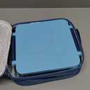 Bento Lunch Box Set for Kids with 8oz Soup Thermo, Leak-Proof Lunch Containers with 4 Compartment, Kids Thermo Hot Food Jar and Insulated Lunch Bag for Kid to School-Blue