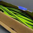 Rugged Rhino Heavy Duty Flexible Light Weight Garden Hose, 25ft x 5/8in, 4 Layer Leakproof Outdoor Gardening Tools, Watering Supplies, Powerful Water Pressure for Lawn, Flowers, Green Black