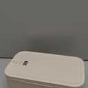 Lockable Storage Box,Medicine Lock Box Travel Case,Refrigerator Bin Container for Food,Medicines,Snacks,Locking Mobile Cell Phone Device Jail,Small Lockbox for Office,Home,School,Father Gift (Cream)