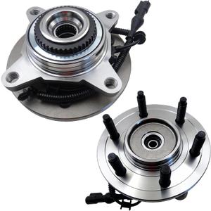 515079 Front Wheel Bearing Hub Assembly for 2004 2005 2006 2007 2008 F-150 F150 Expedition, 2003-2008 Lincoln Navigator Mark LT 4WD (2PCS)