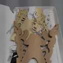 5Pcs Christmas Paper Snowflake Lanterns, Large Christmas Paper Star Lanterns with LED Lights White Beige Khaki Hanging Snowflake Lamps for Xmas Winter Frozen Wedding Birthday Holiday Party Decorations,
Yellow White