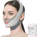 MASIKA Chin Strap for SleepingV-Line Mask,V-Line Lifting ChinstrapJaw Exerciser, Reusable Face Strap. (Grey)