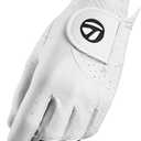 TaylorMade Golf STRATUS TECH CADET GLOVE (WHITE, SMALL), WHITE(SMALL, WORN ON LEFT HAND)