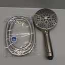 High Pressure Shower Head with Handheld - 5 Spray Settings High Flow Detachable Rain Shower Heads with 60 Extra-long Stainless Steel Hose and Adjustable Bracket with Brass Joint  Brushed Nickel