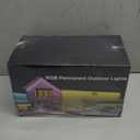 MuliVid 200Ft Permanent Outdoor Lights for House, RGB Halloween House Light Outdoor with Remote APP Control,IP67 Waterproof for Outside DecorationsEaves Lights for Christmas, Holiday, Party, Daily