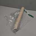 KESTAR Christmas Wrapping Paper Roll, Brown Kraft Christmas Wrapping Paper with White Pine Branch Design, Retro Classic Gift Wrapping Paper for Xmas New Year Winter Holiday, 17 Inch x 49 Feet