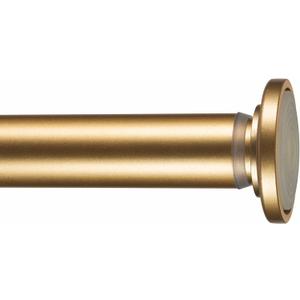 Home Details Adjustable Tension Curtain Rod, 24"-42", Satin Gold