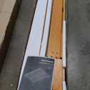 NEWBULIG Solid Wood Bed Frame, Queen Size with Wood Slat Support - Natural Pine Wood Platform Bed Base, Sturdy, Noise-Free & Easy Assembly, No Box Spring Needed